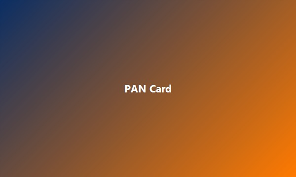 PAN Card Center